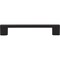 Jeffrey Alexander of the 128 mm Center-to-Center Matte Black Square Sutton Cabinet Bar Pull 20PK 635-128MB-20 - alternate 2